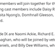 The cast list as seen on the Disney UK website.